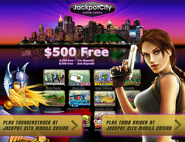 Jackpot City Mobil