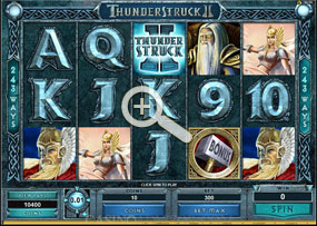 Thunderstruck II - Microgaming Online Slot with Bonus Games and 243 Paylines