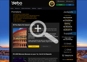 Yebo Casino | Promotions Page