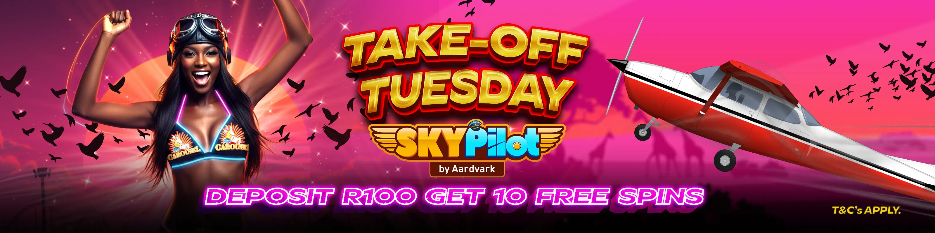 Carousel Casino Take Off Tuesday Bonus