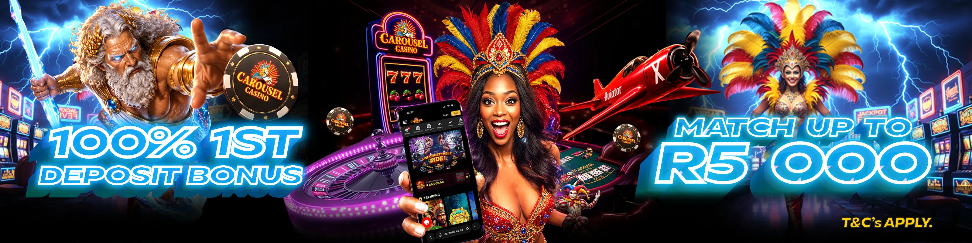 Carousel Casino Deposit Bonus