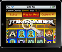 Tomb Raider - Microgaming Mobile Slot Game