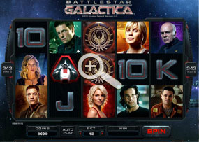 Battlestar Galactica - Microgaming Online Slot with Bonus Games and 243 Paylines