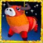 Jackpot Pinatas Bull Progressive Jackpot Symbol