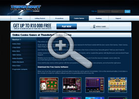 Thunderbolt Casino | Casino Games Page