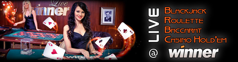 Play all your favourite table games Live at Winner Online Casino