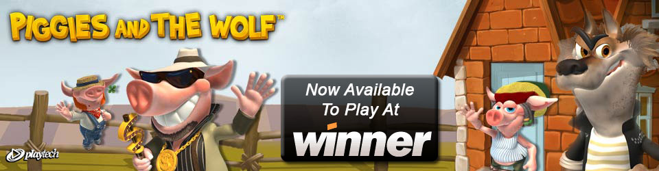 Play The All New Piggies And The Wolf Slot At Winner Casino